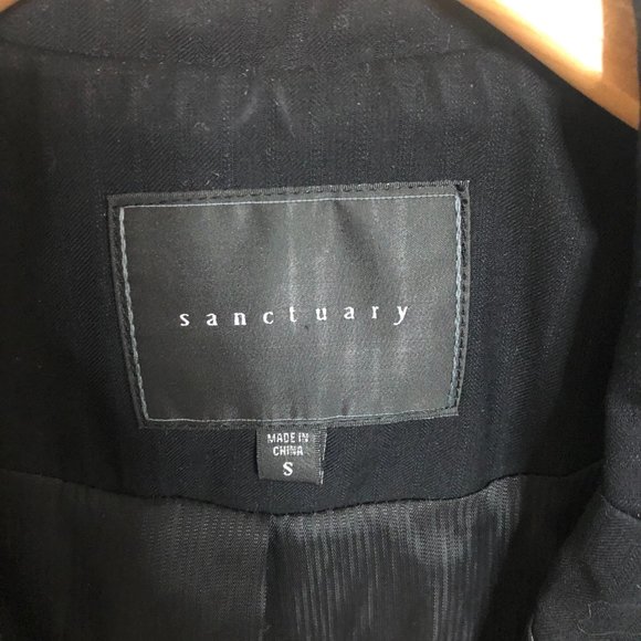 Sanctuary Black Suit Vest Size Small - Picture 2 of 3